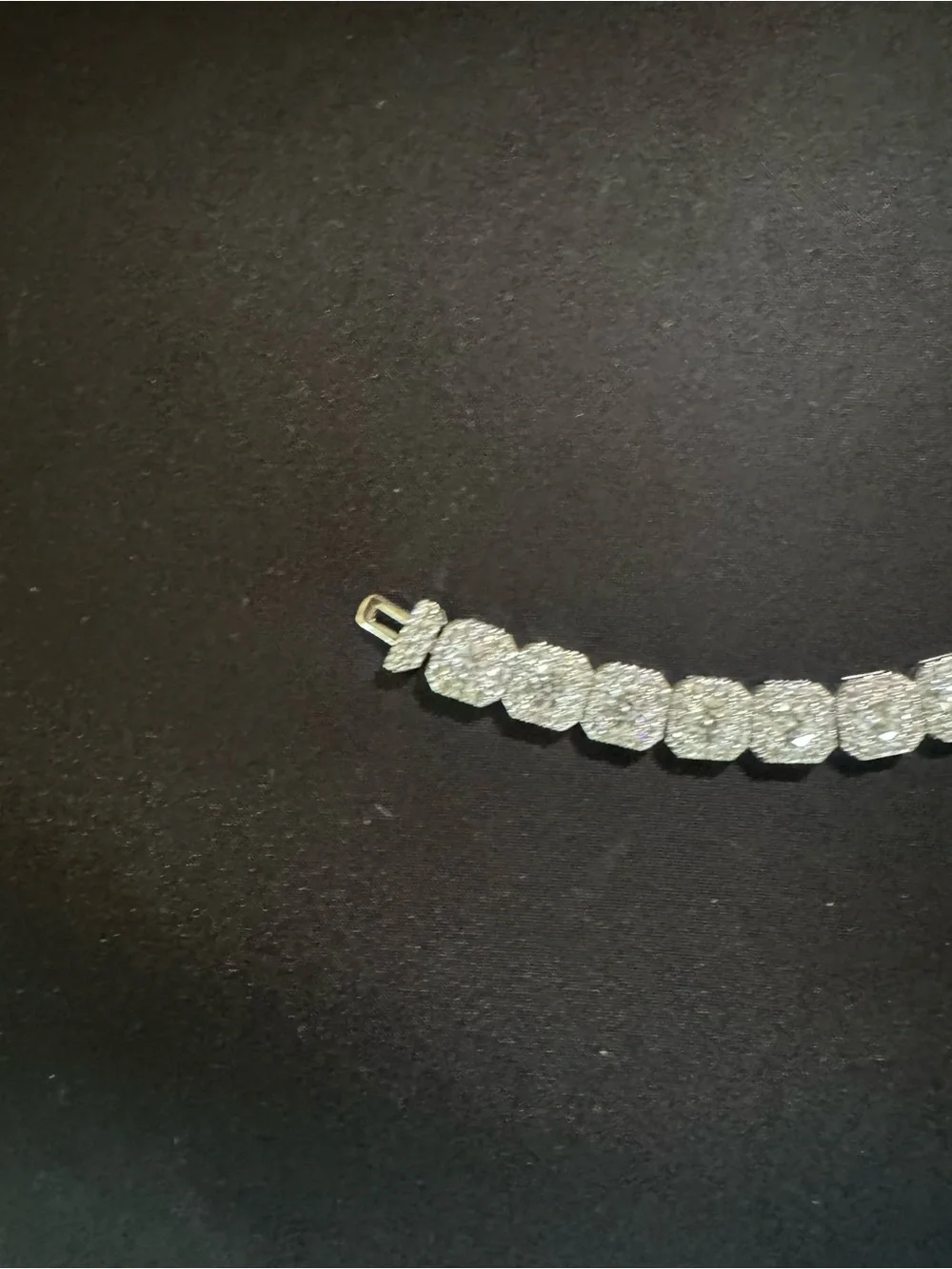 Moissanite VVs diamond bracelet 8”